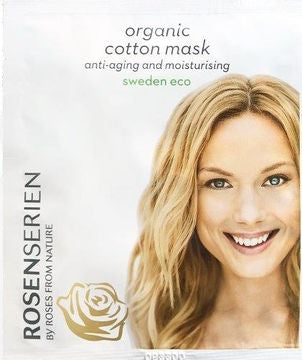 Organic cotton mask anti-aging and moisturising