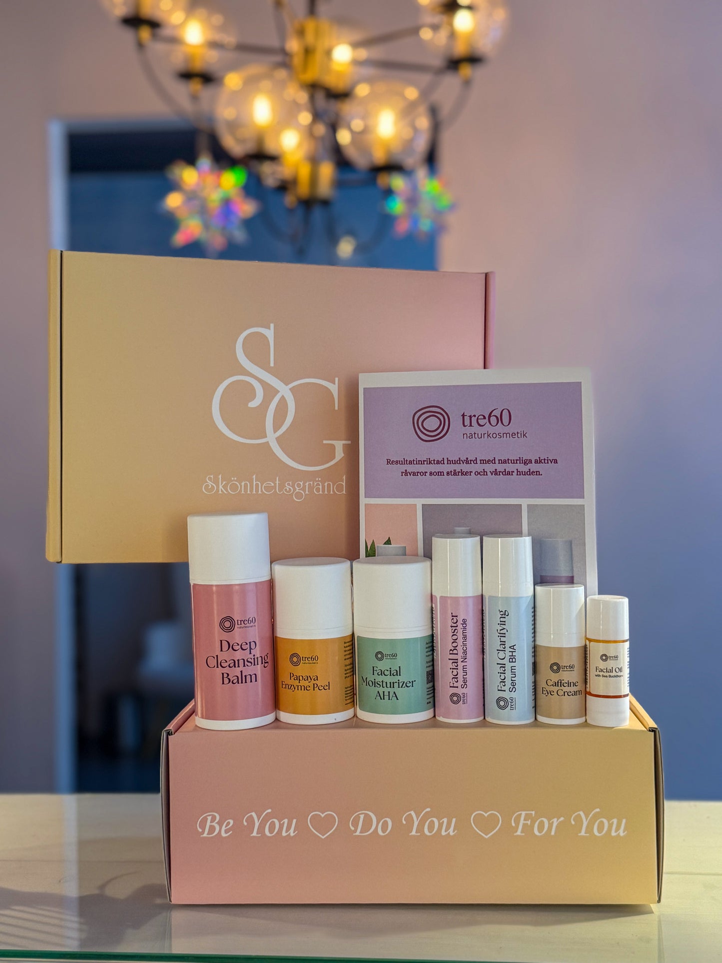 Kit med produkter