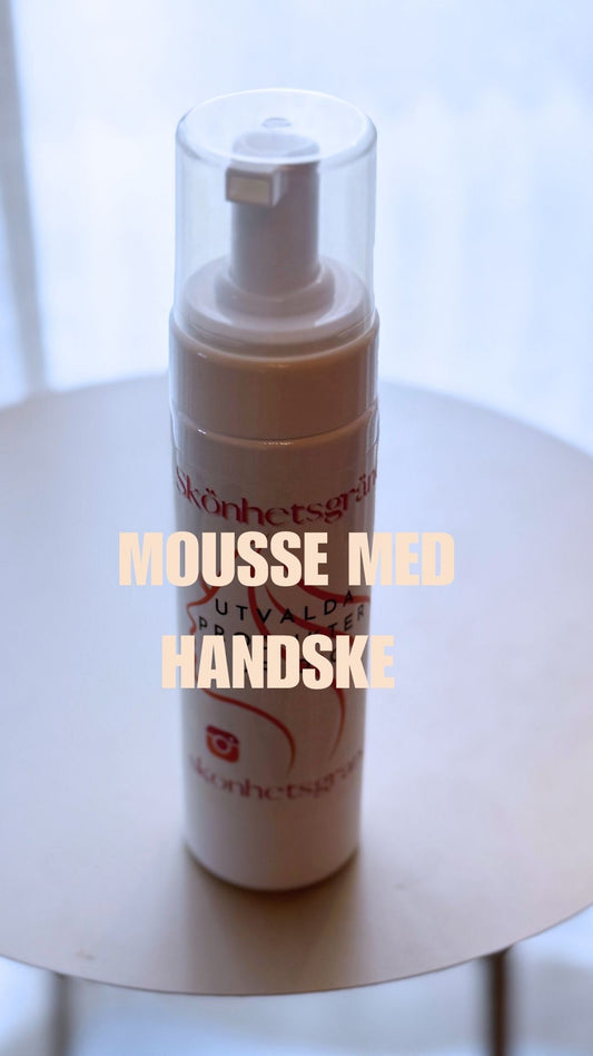 Mousse med handske
