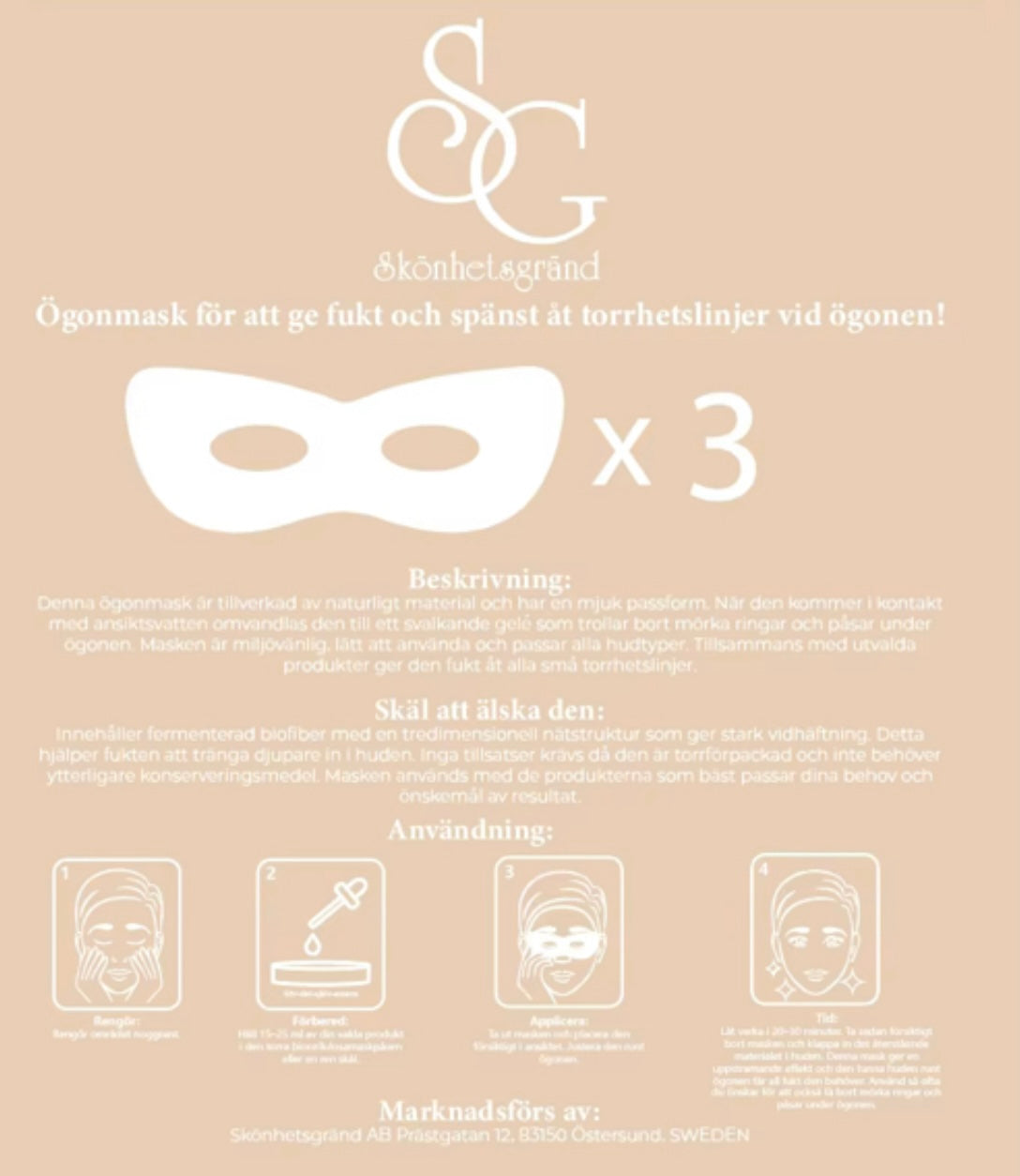 Ögonmask x3