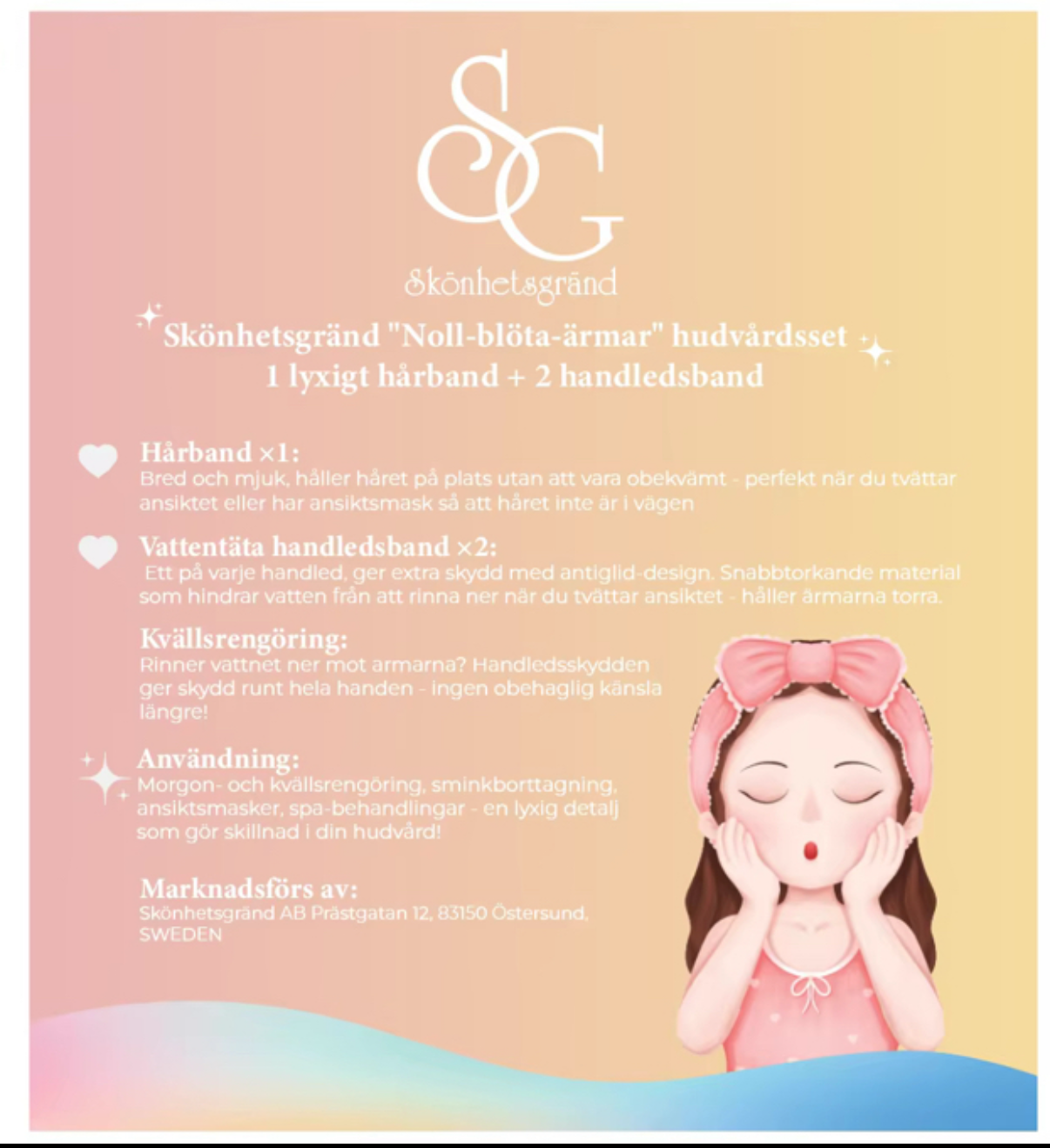 Hårband + armband